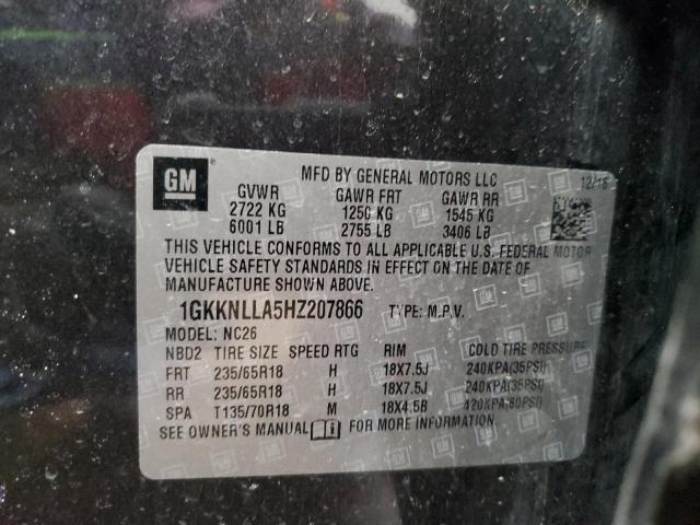 2017 GMC ACADIA SLE - 1GKKNLLA5HZ207866