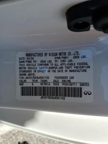 2020 INFINITI Q60 PURE - JN1EV7EK9LM341102