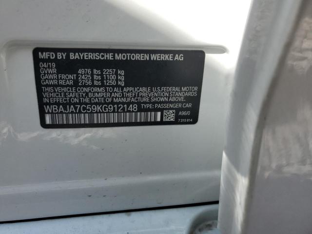 2019 BMW 530 XI - WBAJA7C59KG912148