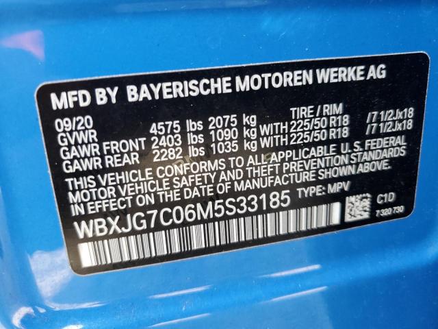  BMW X1 2021 Синий