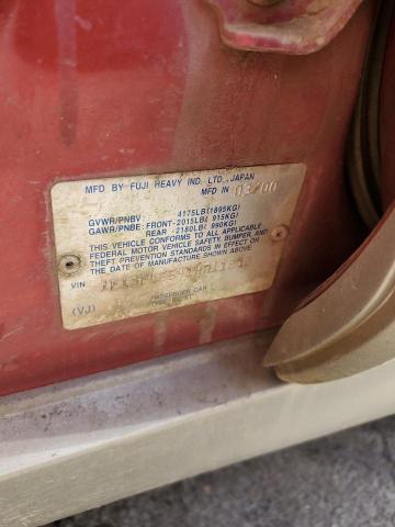 2001 Subaru Forester S VIN: JF1SF65541H711272 Lot: 46149904