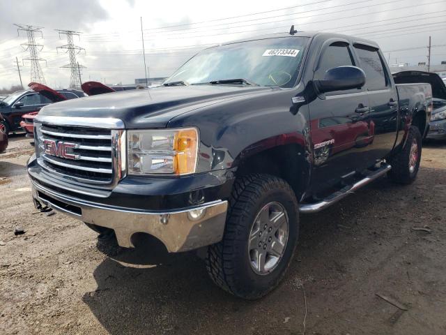 GMC SIERRA 2010 black  flexible fuel 3GTRKWE22AG197538 photo #1