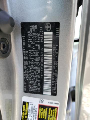 VIN 4T1B11HK5KU797855 2019 Toyota Camry, L no.12