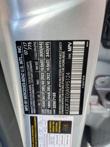 2018 MERCEDES-BENZ GLS 63 AMG - 4JGDF7FE0JA995124