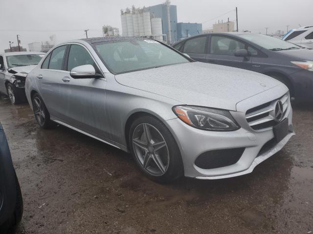  MERCEDES-BENZ C-CLASS 2015 Серебристый