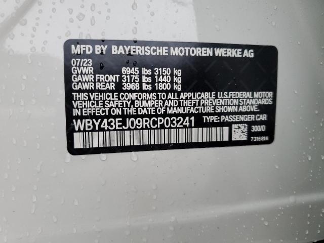 2024 BMW I7 EDRIVE5 - WBY43EJ09RCP03241