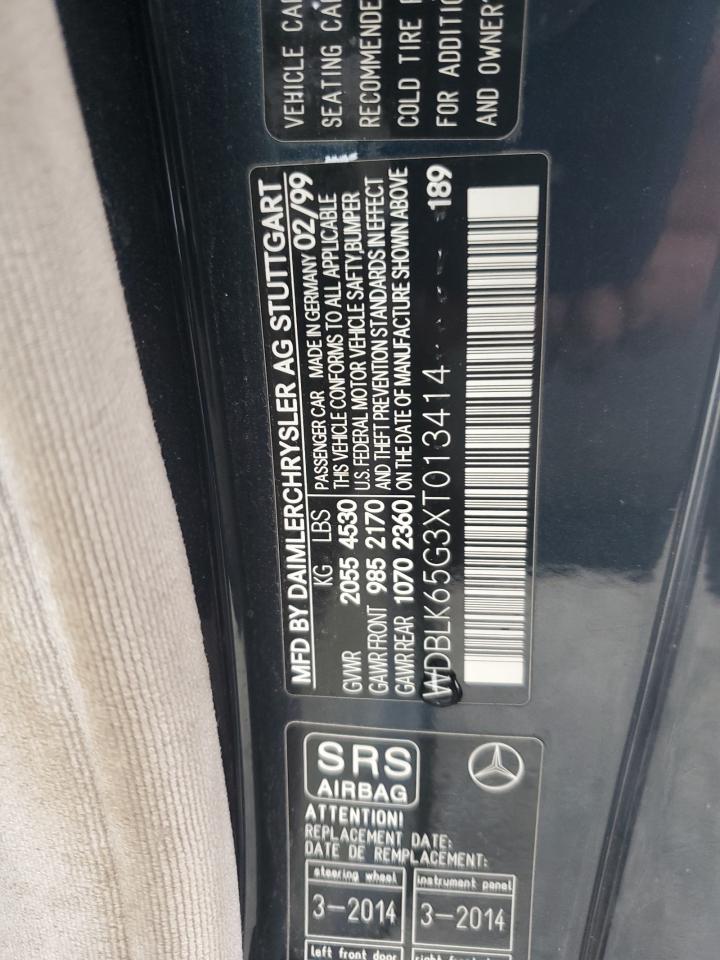 WDBLK65G3XT013414 1999 Mercedes-Benz Clk 320