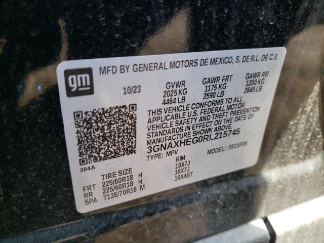 2024 CHEVROLET EQUINOX LS - 3GNAXHEG0RL215745