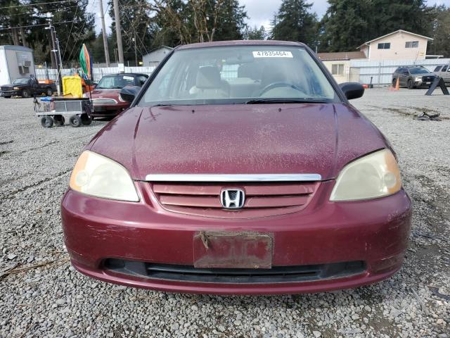 2002 Honda Civic Lx VIN: 2HGES16582H502912 Lot: 47835464