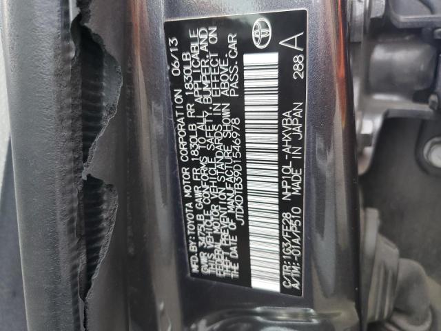 2013 Toyota Prius C VIN: JTDKDTB39D1546978 Lot: 48710884