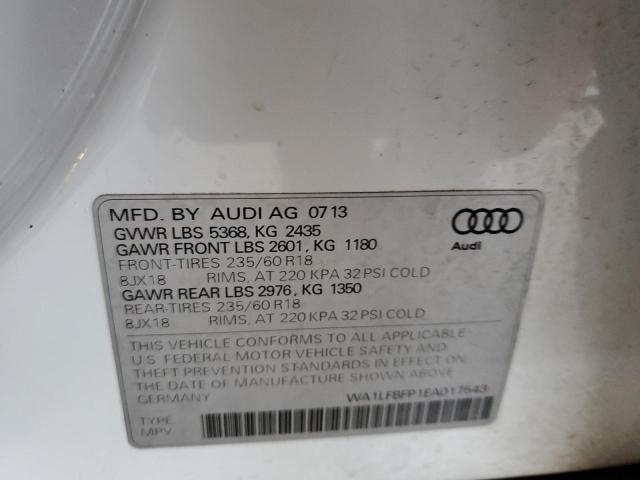 VIN WA1LFBFP1EA017543 2014 Audi Q5, Premium Plus no.13