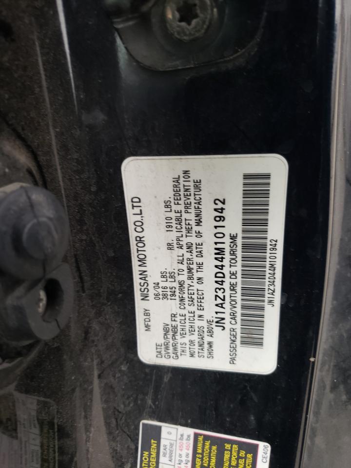 JN1AZ34D44M101942 2004 Nissan 350Z Coupe