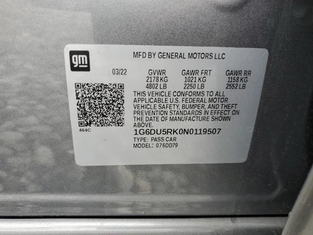 2022 CADILLAC CT5 SPORT - 1G6DU5RK0N0119507