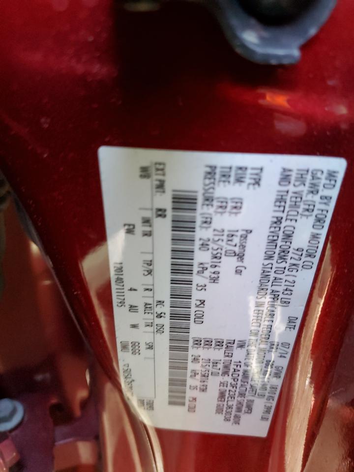 1FADP3F23EL363038 2014 Ford Focus Se