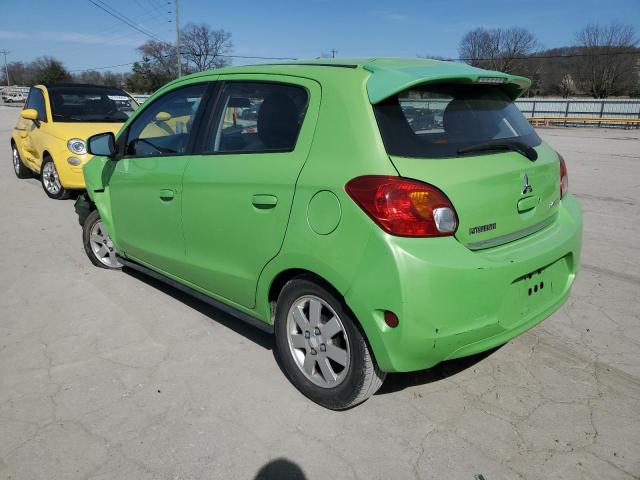  MITSUBISHI MIRAGE 2014 Зеленый