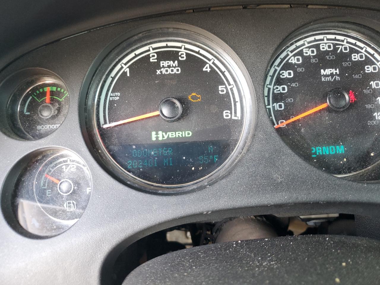 1GNUKDDJ7AR245629 2010 Chevrolet Tahoe Hybrid