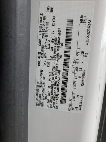 2021 FORD TRANSIT T- - 1FTBR1C89MKA30288