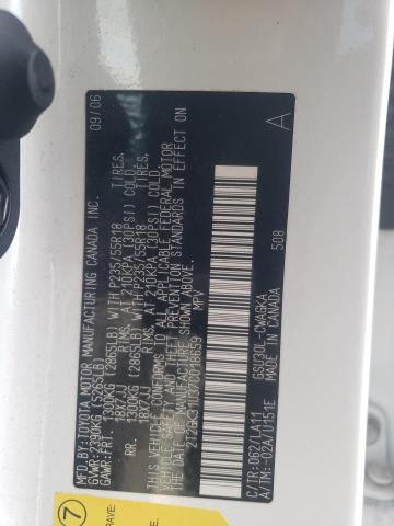 2007 Lexus Rx 350 VIN: 2T2GK31U37C018659 Lot: 48027054