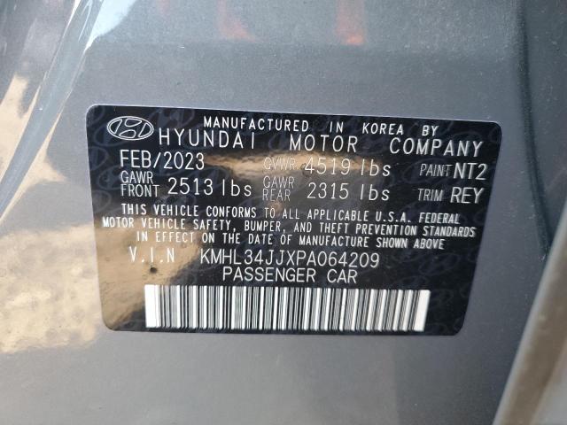 2023 Hyundai Sonata Hybrid VIN: KMHL34JJXPA064209 Lot: 47252994