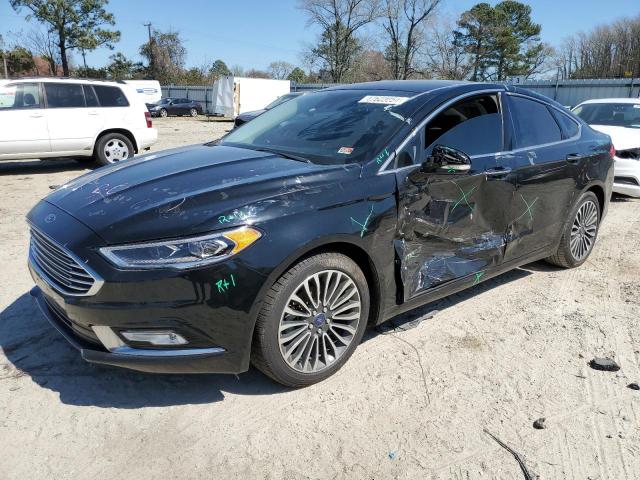 Lot #2473681178 2018 FORD FUSION TIT salvage car