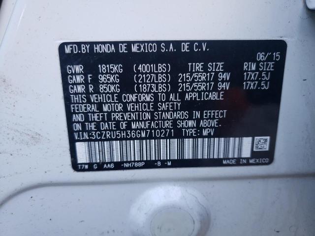 2016 HONDA HR-V LX - 3CZRU5H36GM710271