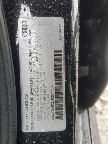 2017 AUDI A6 PREMIUM - WAUG8AFC2HN041157