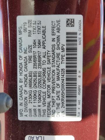 2019 HONDA CR-V LX - 2HKRW5H3XKH414328