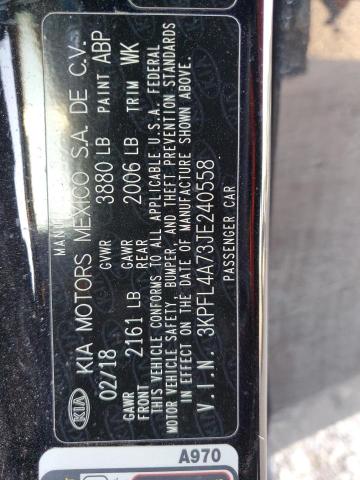 2018 KIA FORTE LX - 3KPFL4A73JE240558