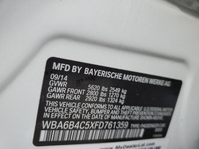 2015 BMW ALPINA B6 WBA6B4C5XFD761359