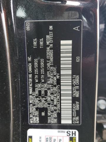 2022 LEXUS NX 350 2T2GGCEZ2NC012775