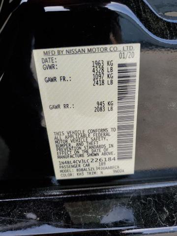 2020 Nissan Altima Sr VIN: 1N4BL4CV3LC226184 Lot: 47932184