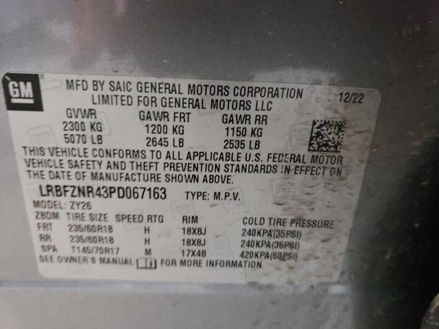 VIN LRBFZNR43PD067163 2023 Buick Envision, Essence no.12