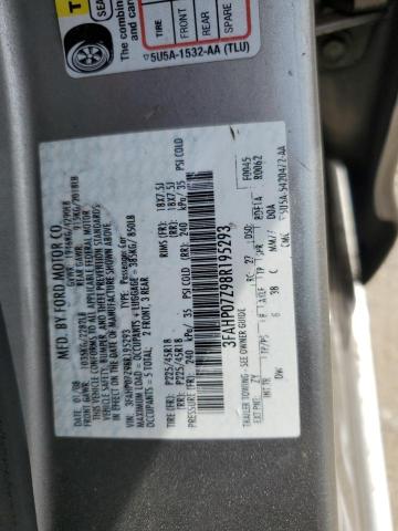 2008 Ford Fusion Se VIN: 3FAHP07Z98R195293 Lot: 48163724