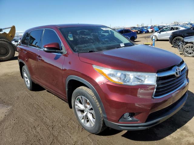 VIN 5TDBKRFH9ES006632 2014 Toyota Highlander, LE no.4