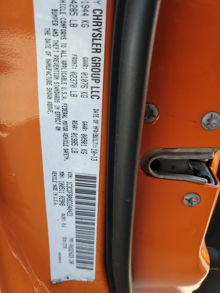 1C3CDFBA9DD340423 2013 Dodge Dart Sxt