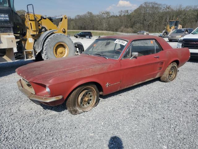 FORD MUSTANG 1967 red   7F01C174398 photo #1