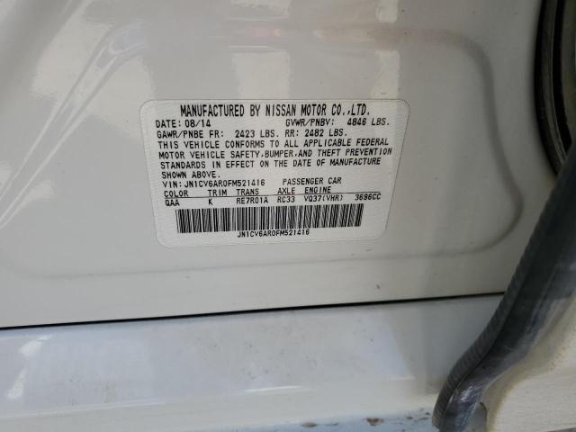 2015 INFINITI Q40 - JN1CV6AR0FM521416