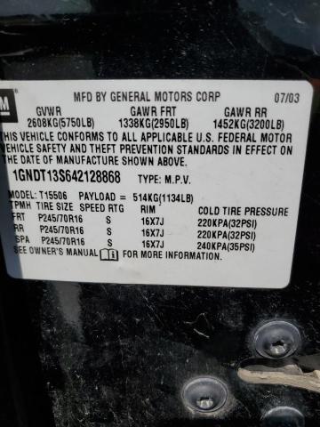 2004 Chevrolet Trailblazer Ls VIN: 1GNDT13S642128868 Lot: 47499314