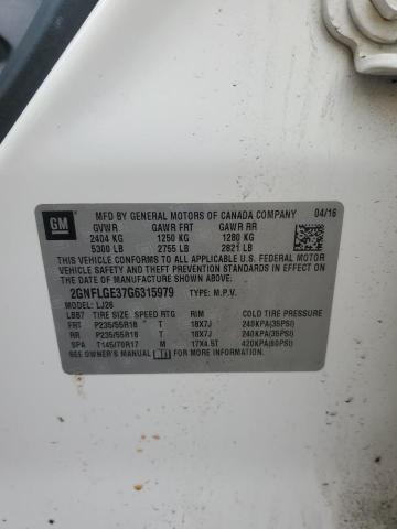 2GNFLGE37G6315979 2016 CHEVROLET EQUINOX - Image 13