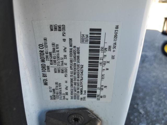 NM0LS7F78J1342762 2018 Ford Transit Connect Xlt