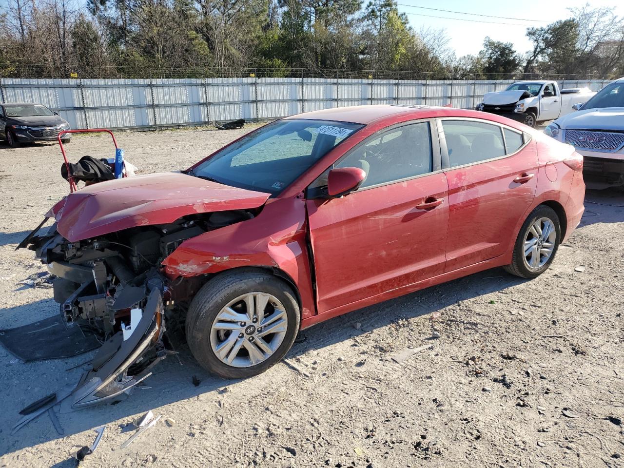 2020 Hyundai Elantra Sel vin: 5NPD84LF1LH625516