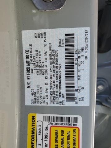 2022 FORD BRONCO SPO - 3FMCR9B6XNRD67404