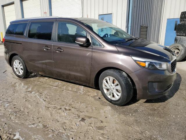 Lot #2468624803 2016 KIA SEDONA LX salvage car