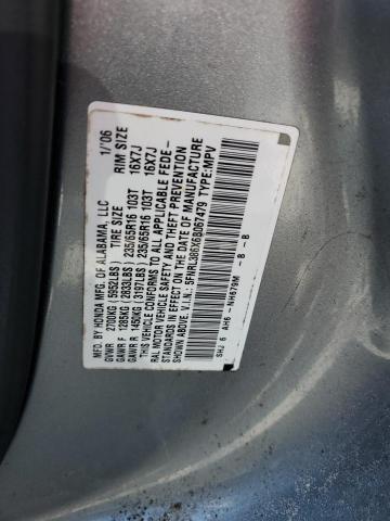 2006 Honda Odyssey Exl VIN: 5FNRL386X6B067479 Lot: 47050294