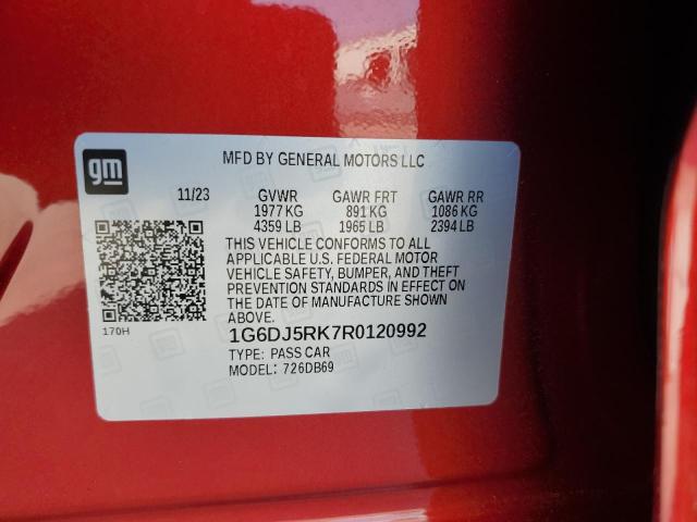 2024 CADILLAC CT4 LUXURY 1G6DJ5RK7R0120992