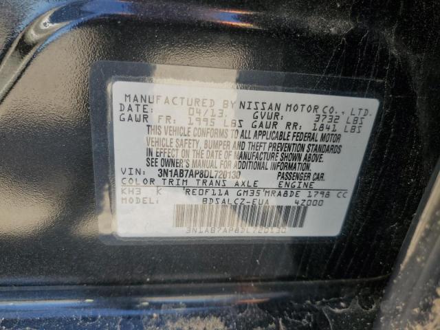 2013 Nissan Sentra S VIN: 3N1AB7AP8DL720130 Lot: 45311544