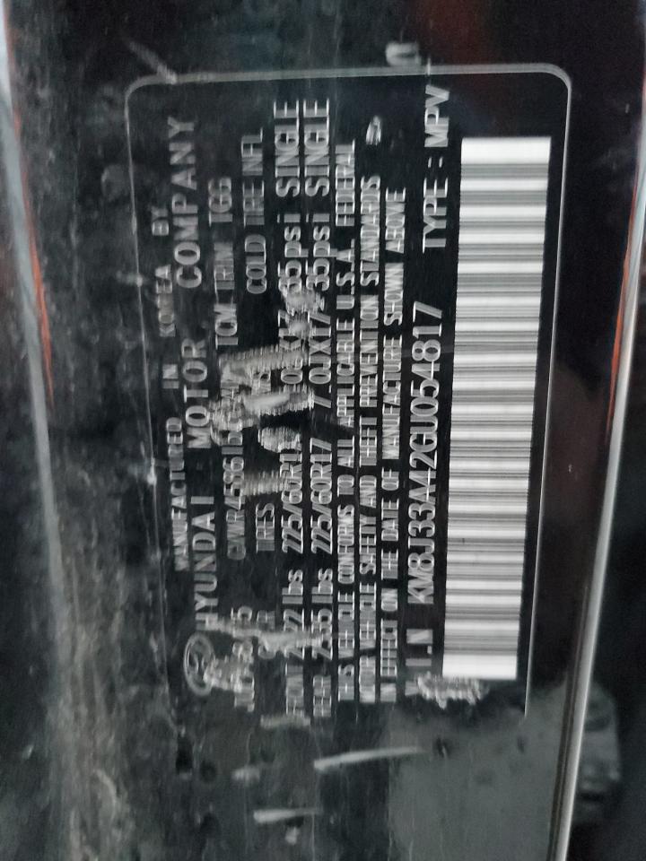 KM8J33A42GU054817 2016 Hyundai Tucson Limited