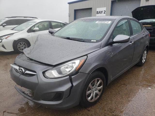 Lot #2406985250 2014 HYUNDAI ACCENT GLS salvage car