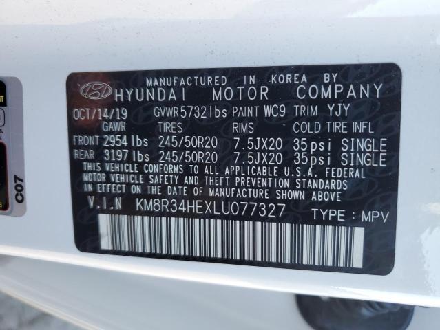 KM8R34HEXLU077327 Hyundai Palisade S 13