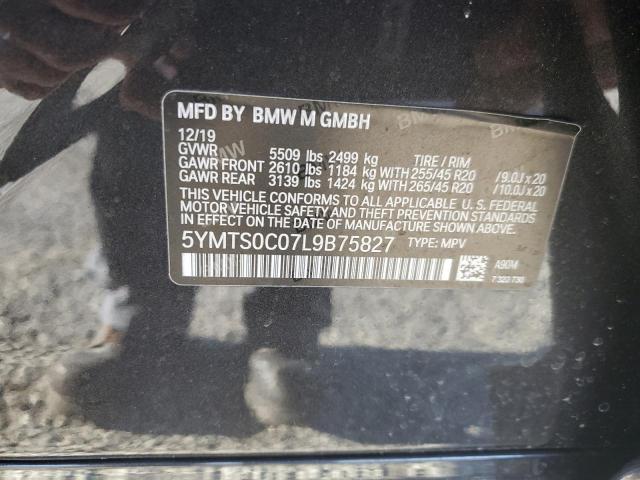 2020 BMW X3 M COMPE - 5YMTS0C07L9B75827